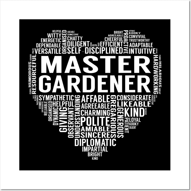 Master Gardener Heart Wall Art by LotusTee